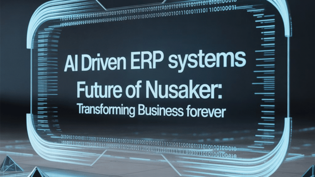 AI Driven ERP Systems Future of Nusaker: Transforming Business Forever