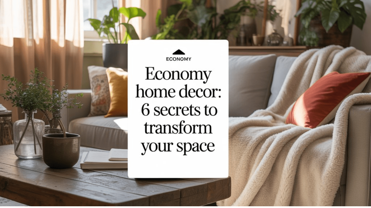 Economy Home Decor: 6 Secrets To Transform Your Space