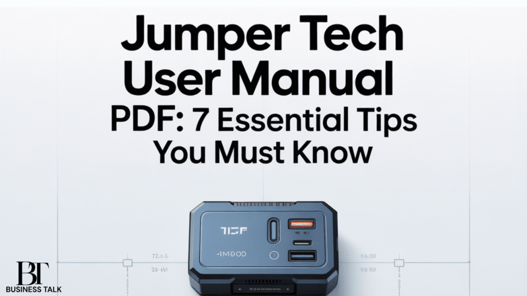 Jumper Tech User Manual PDF: 7 Essential Tips You Must Know