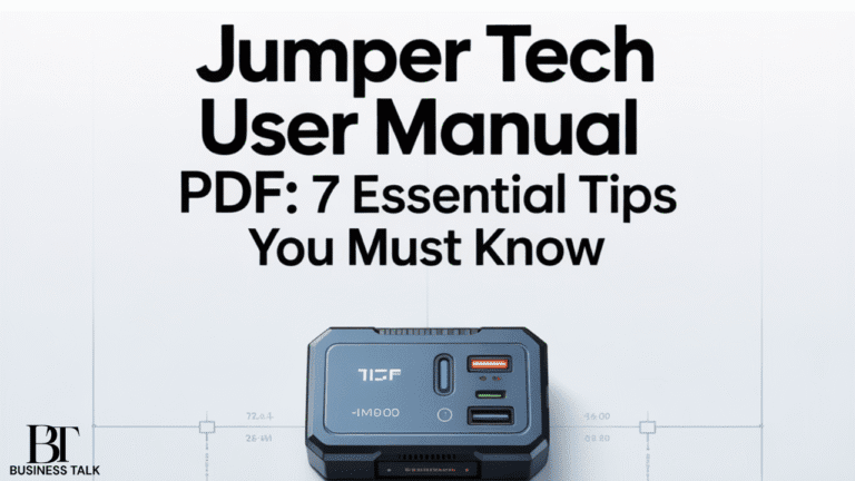 Jumper Tech User Manual PDF: 7 Essential Tips You Must Know