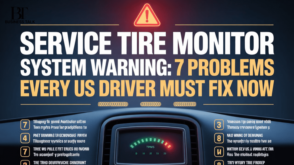 Service Tire Monitor System Warning: 7 Problems Every US Driver Must Fix Now