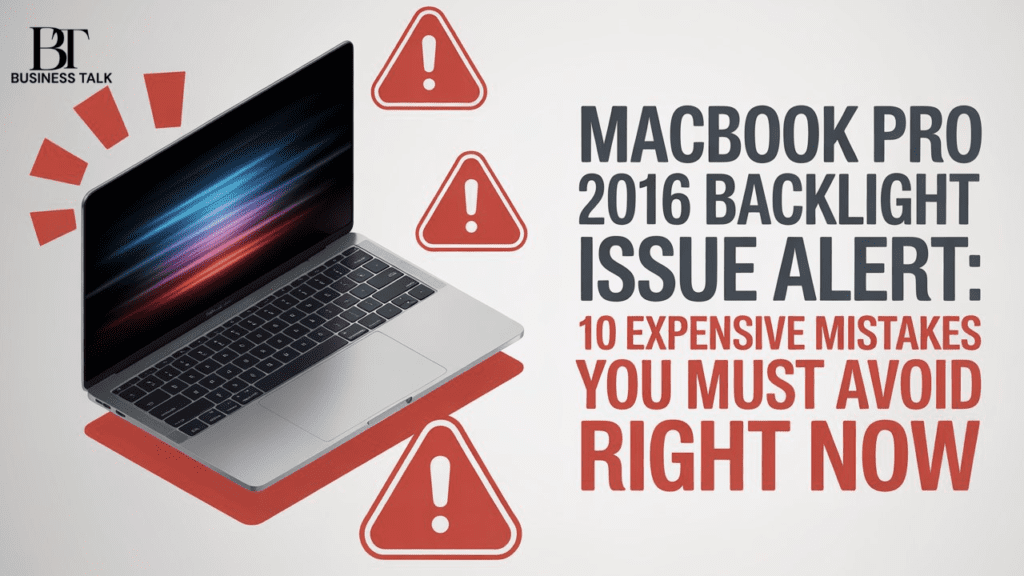 MacBook Pro 2016 Backlight Issue Alert: 10 Expensive Mistakes You Must Avoid Right Now